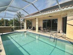 Pool - Resort-Style 3BR Home with Pool & Hot Tub in a Golf Course Community (Bonita Springs)