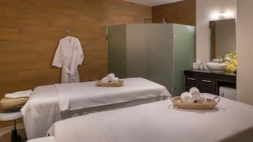 Salas de tratamientos para parejas, sauna, baño turco