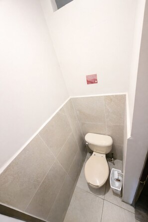 Bathtub, free toiletries, hair dryer, towels