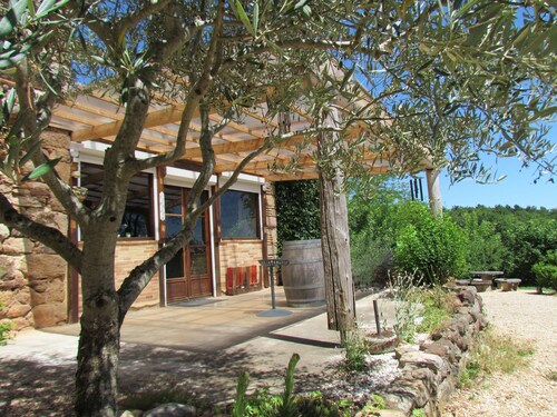 Grande maison de campagne Gîte bleu vert de littré