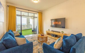 Living area - Elna's Haven Baobab Waves 3BR Beachfront Apartment Nyali (Mombasa)