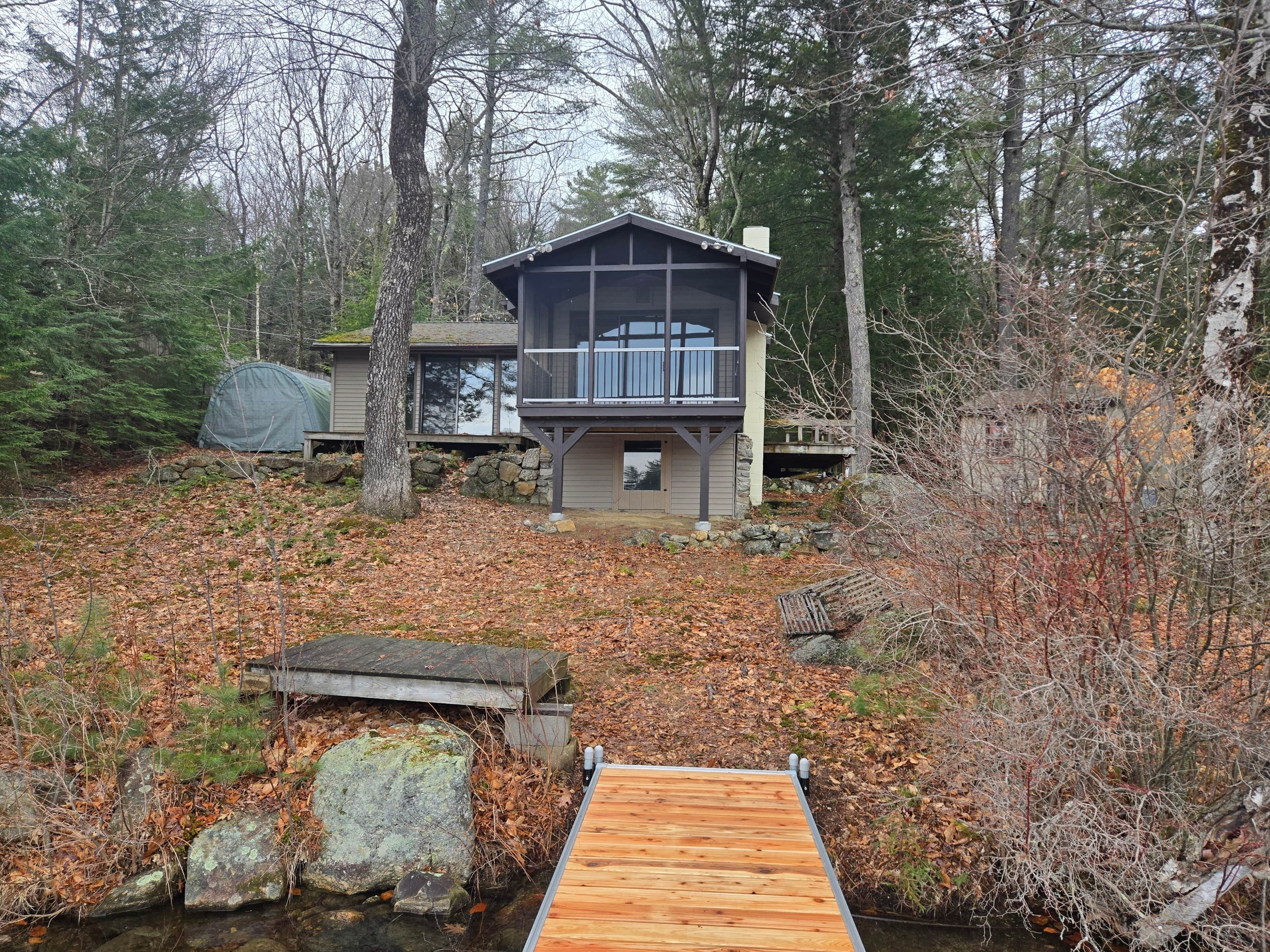 House view from the Lake