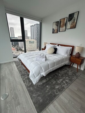 2 bedrooms, iron/ironing board, free WiFi, bed sheets - Miami-Brickell Skyline Lux High Rise 2BR-2B -walking distance to KASEYA-BAYSIDE (Miami)