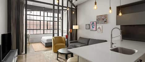 Apartment, 1 Bedroom, Non Smoking (Urban) | Premium bedding, memory foam beds, individually decorated