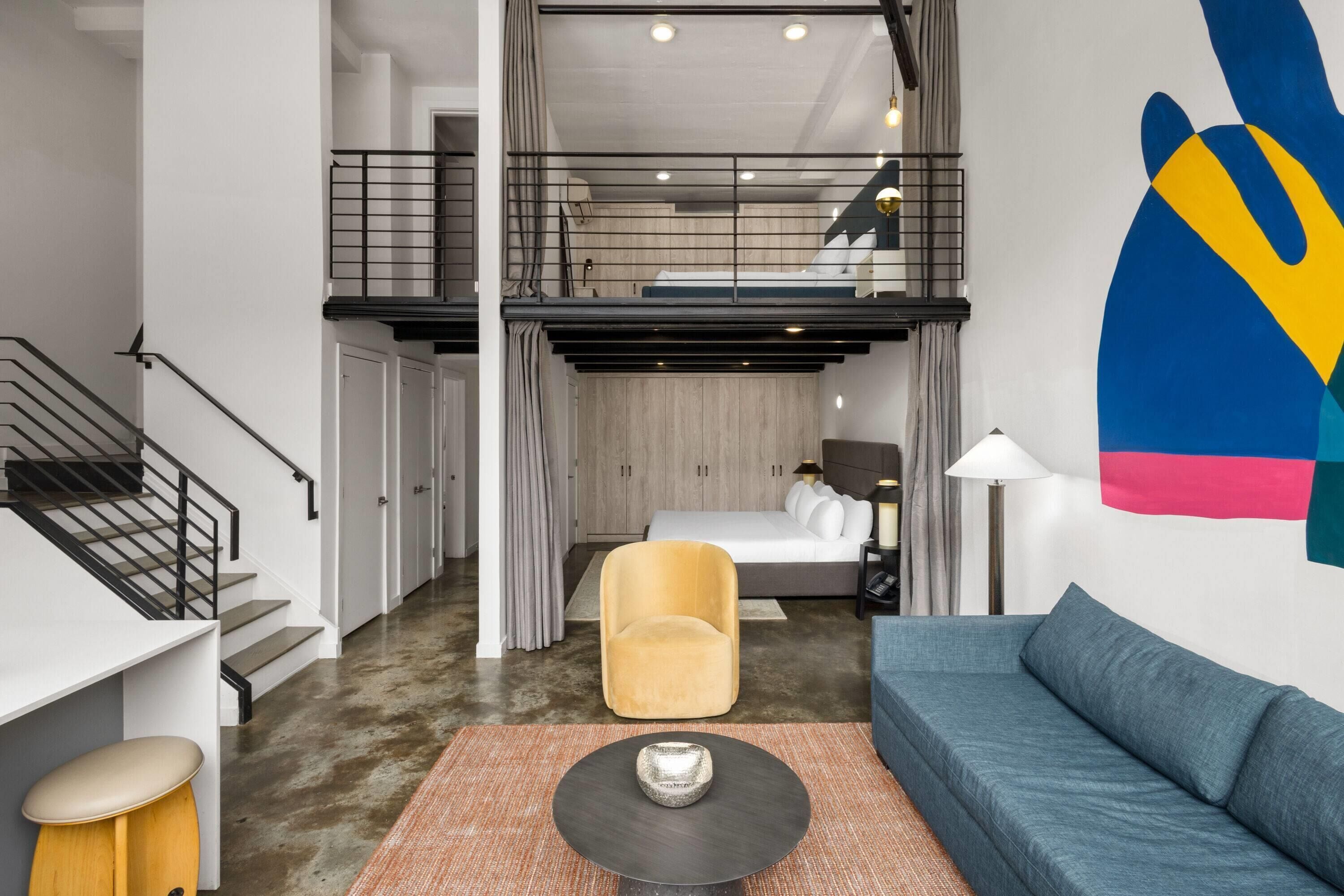 Apartamento, 2 quartos, para não fumantes (Bi-Level Loft) | Roupas de cama premium