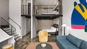 Apartamento, 2 quartos, para não fumantes (Bi-Level Loft) | Roupas de cama premium