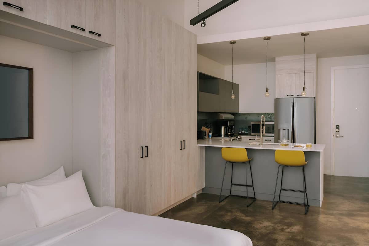 Premium bedding, memory foam beds, individually decorated