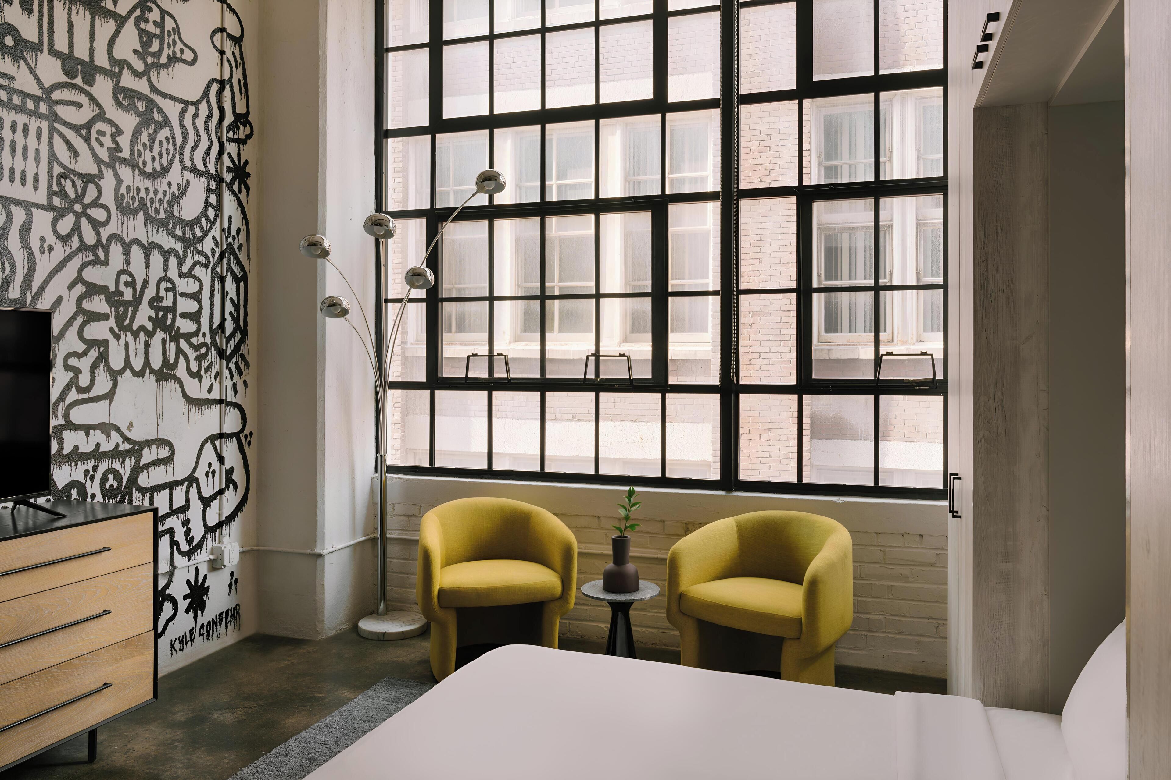 Premium bedding, memory-foam beds, individually decorated