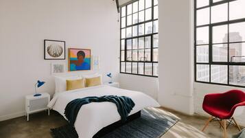 Premium bedding, memory-foam beds, individually decorated