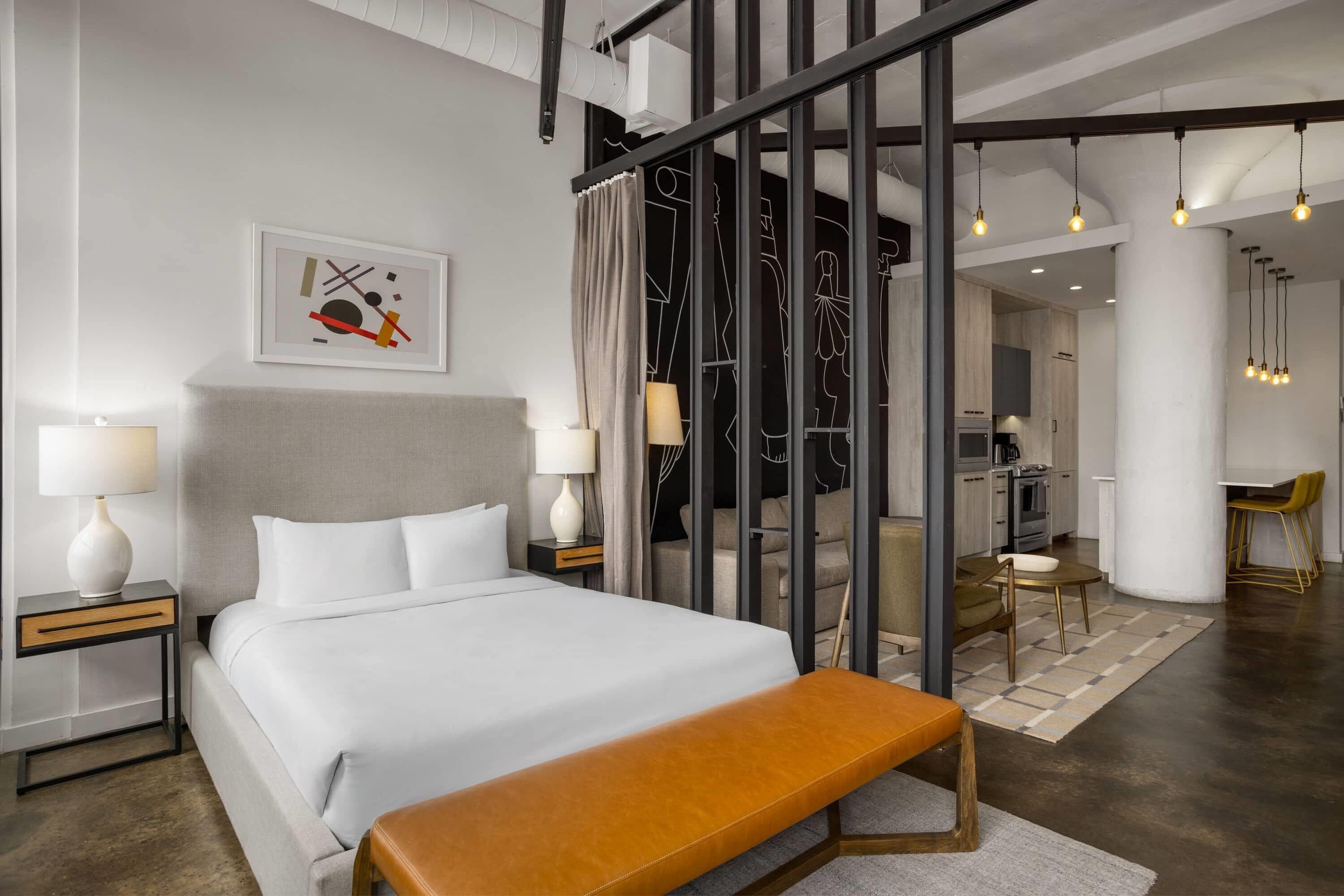 Apartment, 1 Bedroom, Non Smoking (Urban) | Premium bedding, memory-foam beds, blackout curtains, iron/ironing board