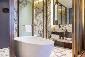 Phòng Deluxe, 2 giường đôi, không hút thuốc | Phòng tắm