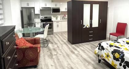 Entire Large Studio with kitchen in gorgeous Surrey with AC