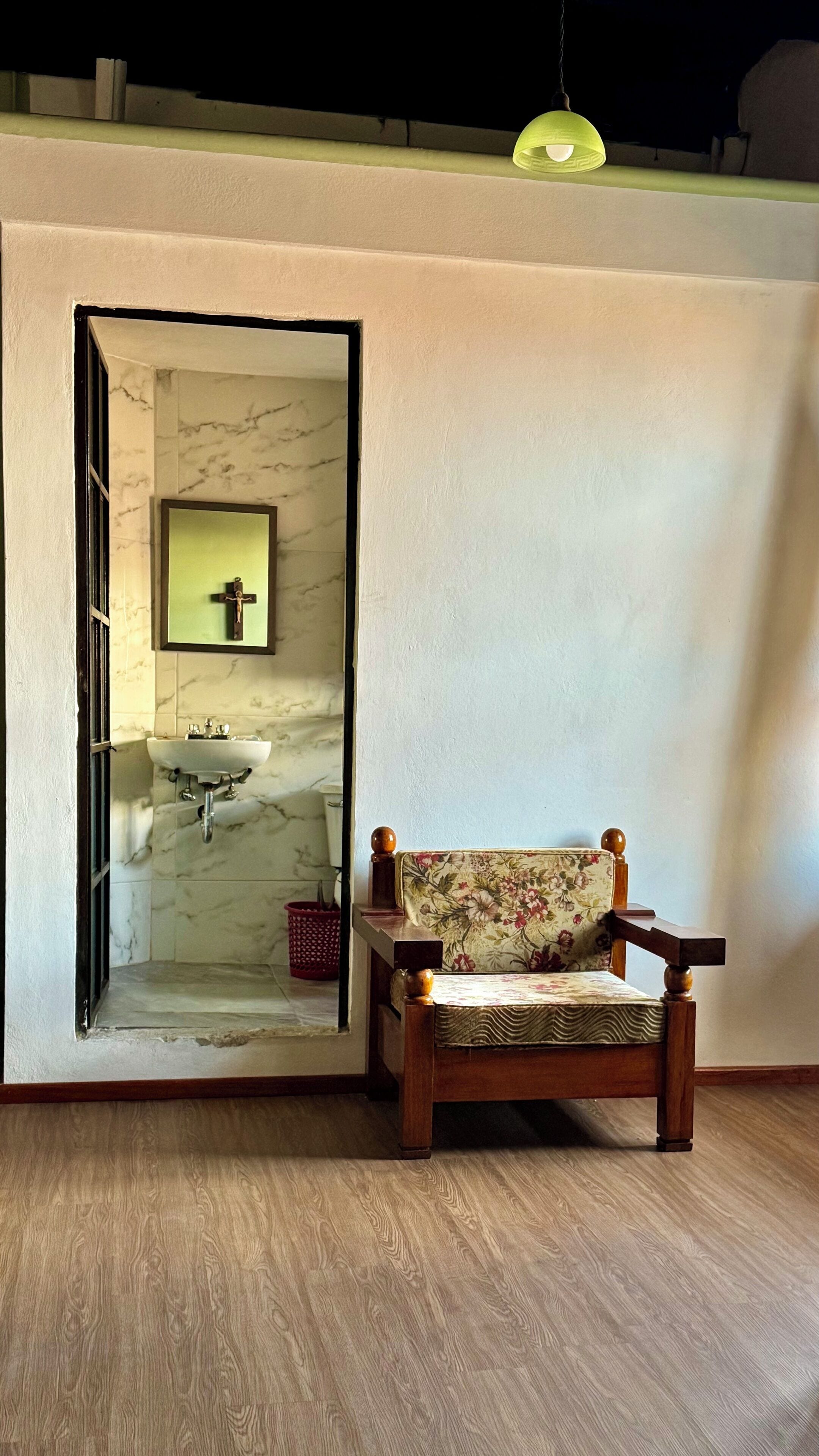 Loft, City View | Bathroom | Shower, towels, toilet paper