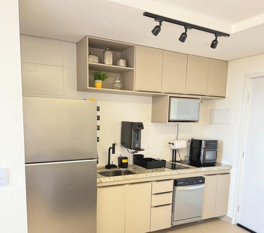 Estudio Confort, vista a la ciudad | Cocina privada
