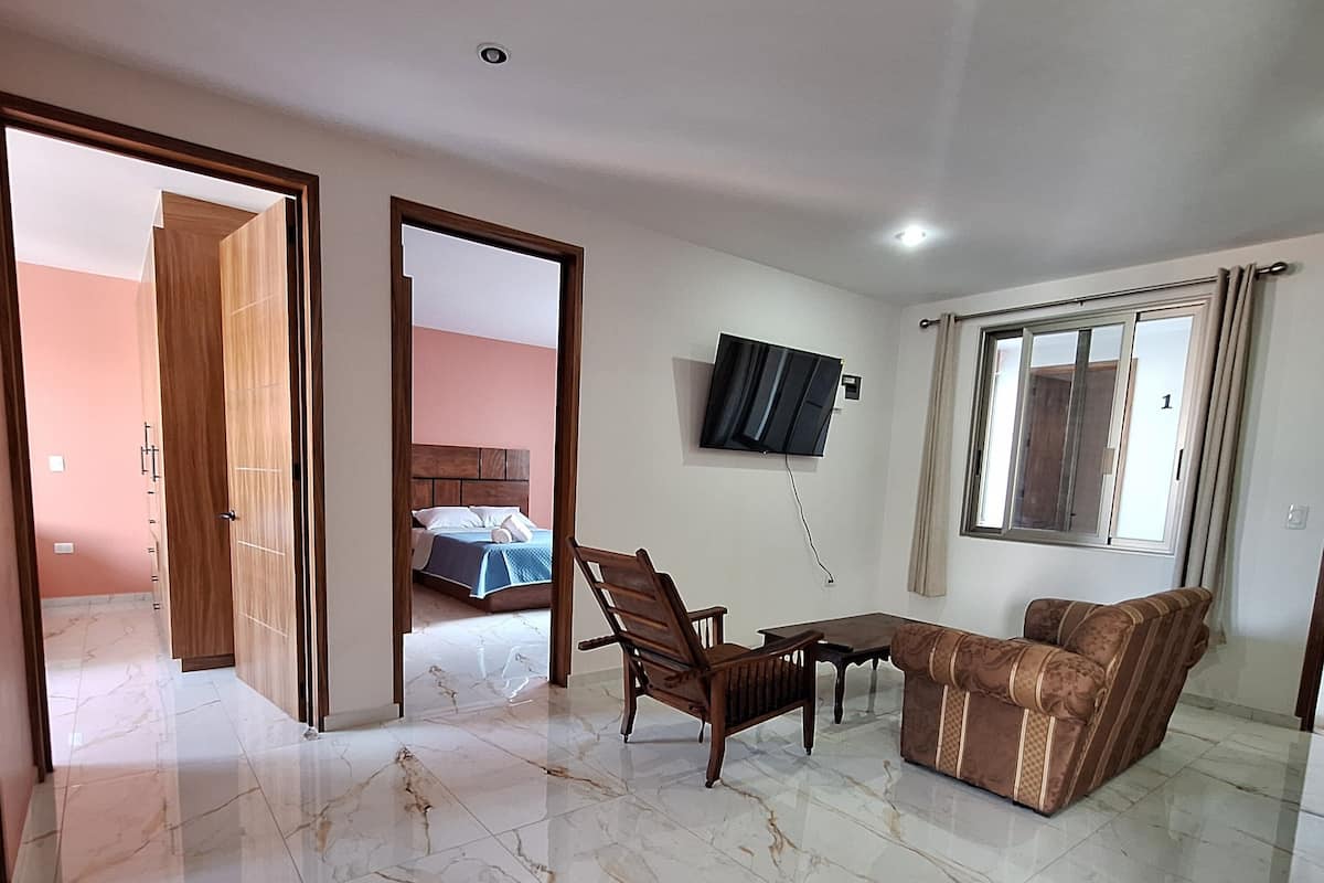 Family Apartment, 3 Bedrooms | Iron/ironing board, free WiFi