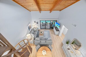 TV - Spacious Beachside Condo with Loft, Heated Pool, and Tropical Views (Sanibel)