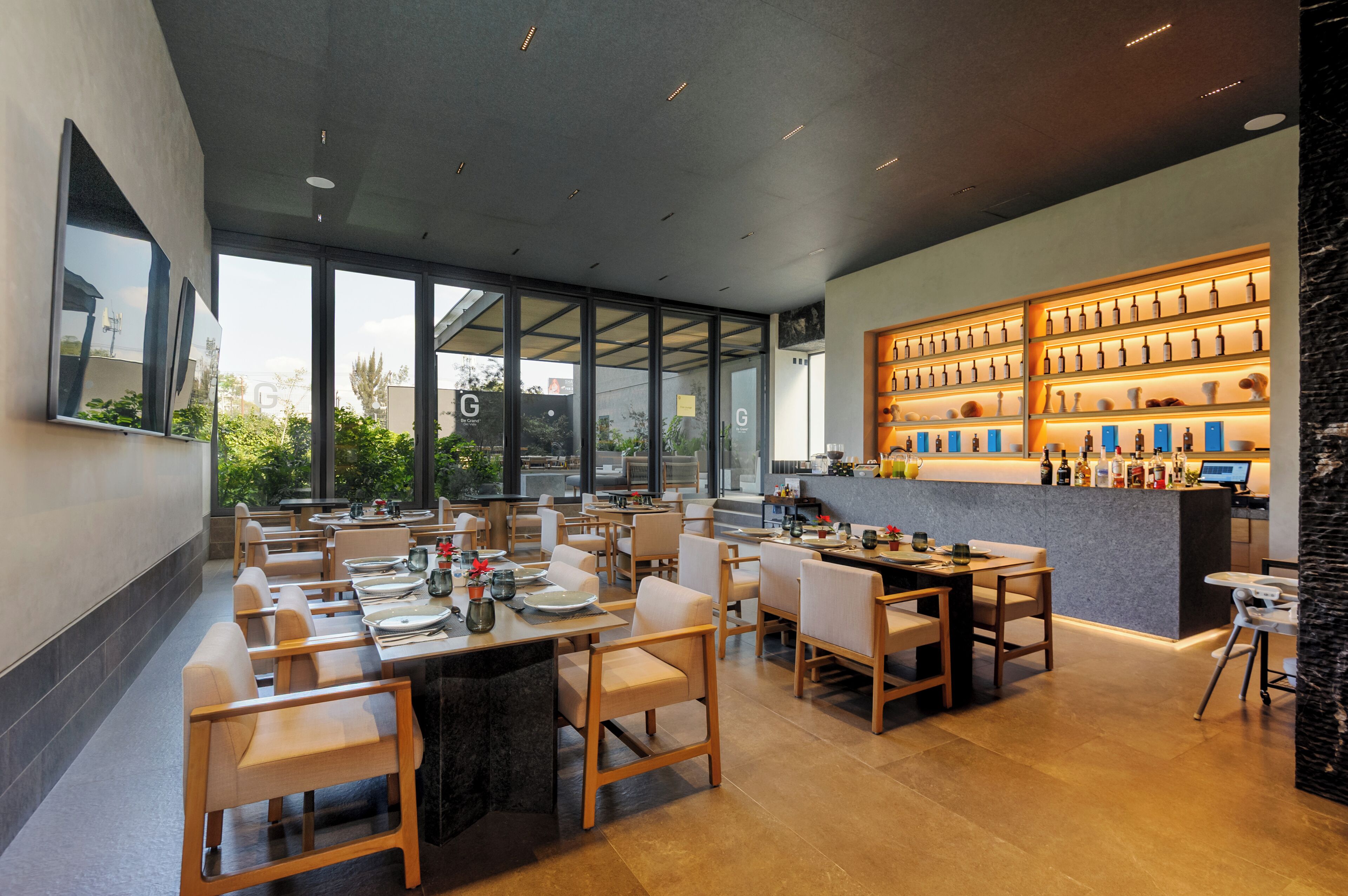 Sala de estar en el lobby