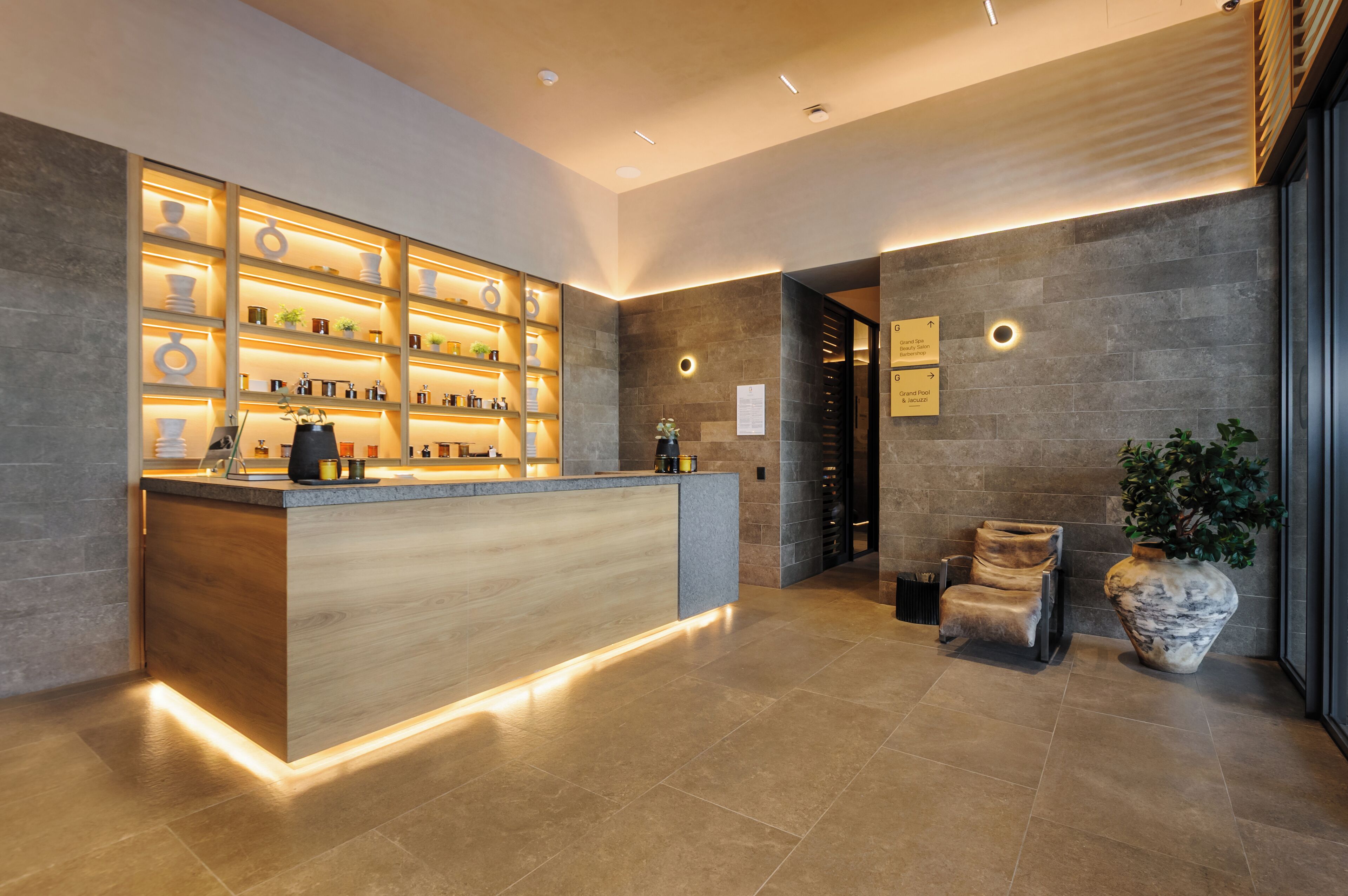 Sala de estar en el lobby