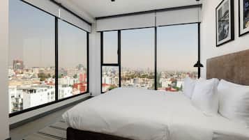 Leilighet (1401) | Skrivebord for bærbar PC, strykejern/-brett og wi-fi (inkludert)