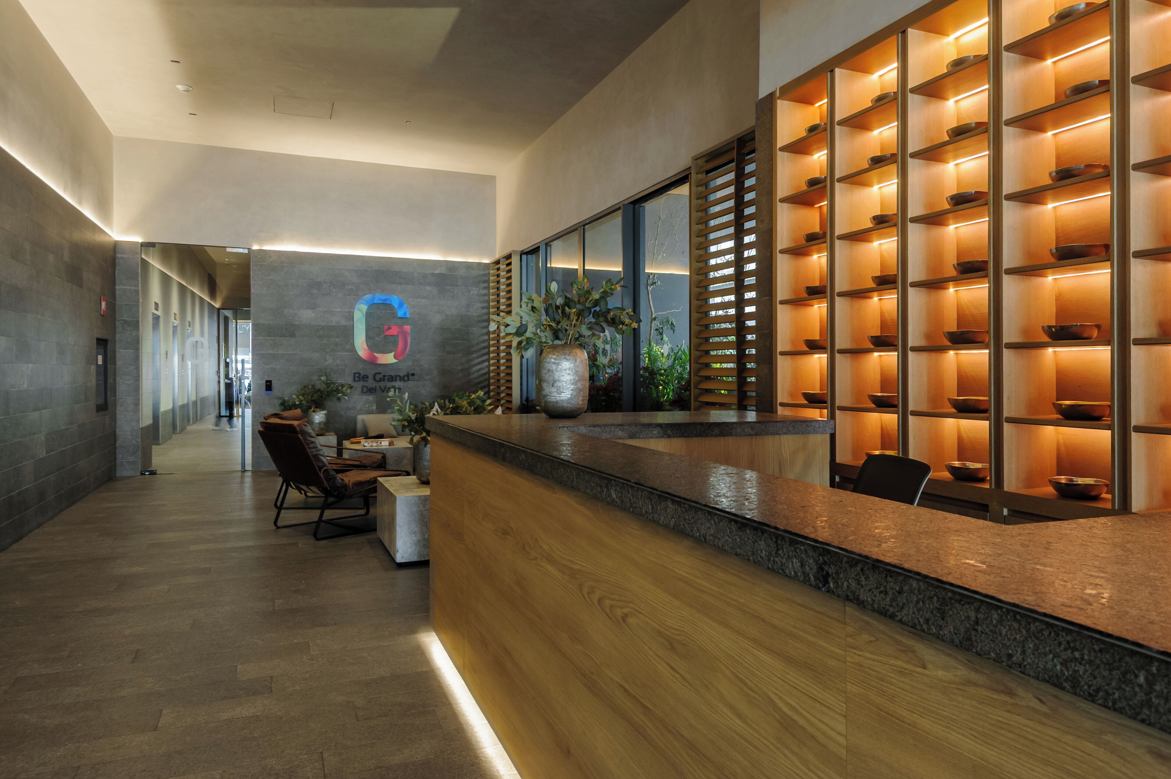 Sala de estar en el lobby