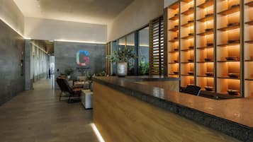 Sala de estar en el lobby