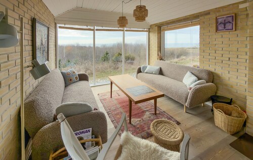 Awesome home in Knebel with house sea view