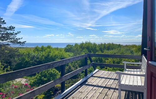 Awesome home in Knebel with house sea view