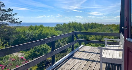 Awesome home in Knebel with house sea view