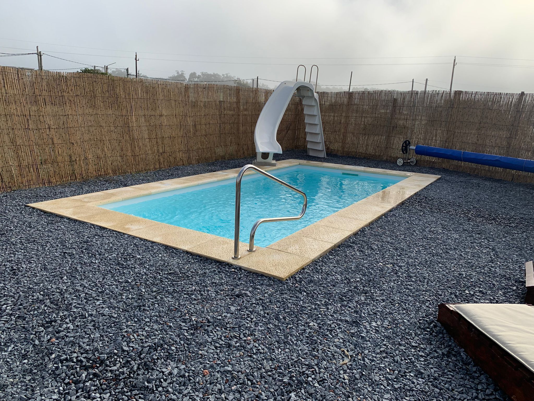 Piscine extérieure, piscine chauffée