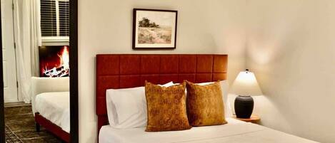 Skrivebord, strygejern/strygebræt, weekendseng, Wi-Fi