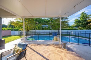 Alberca al aire libre 