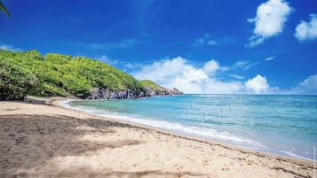 On the beach