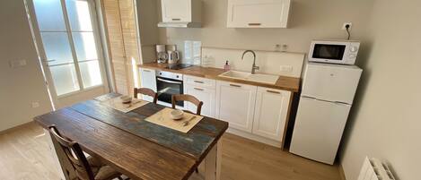 Microwave, oven, stovetop