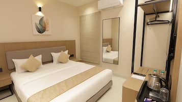 Habitación Deluxe | Escritorio, espacio para trabajar con laptop y wifi gratis