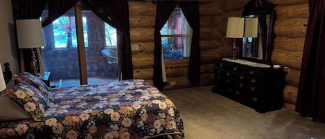 4 bedrooms, individually decorated, individually furnished, desk