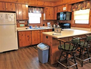 Cabin, Multiple Beds, Kitchen, Garden View (Old Stoney's Bass) | Private kitchen - Old Stoney's Bass (Woodruff)