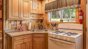 Cabin, Multiple Beds, Patio (Bouchard Shores) | Private kitchen | Coffee/tea maker