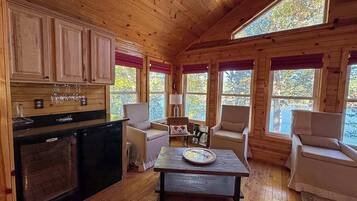 Cabin, Multiple Beds, Patio (Bouchard Shores) | Living area