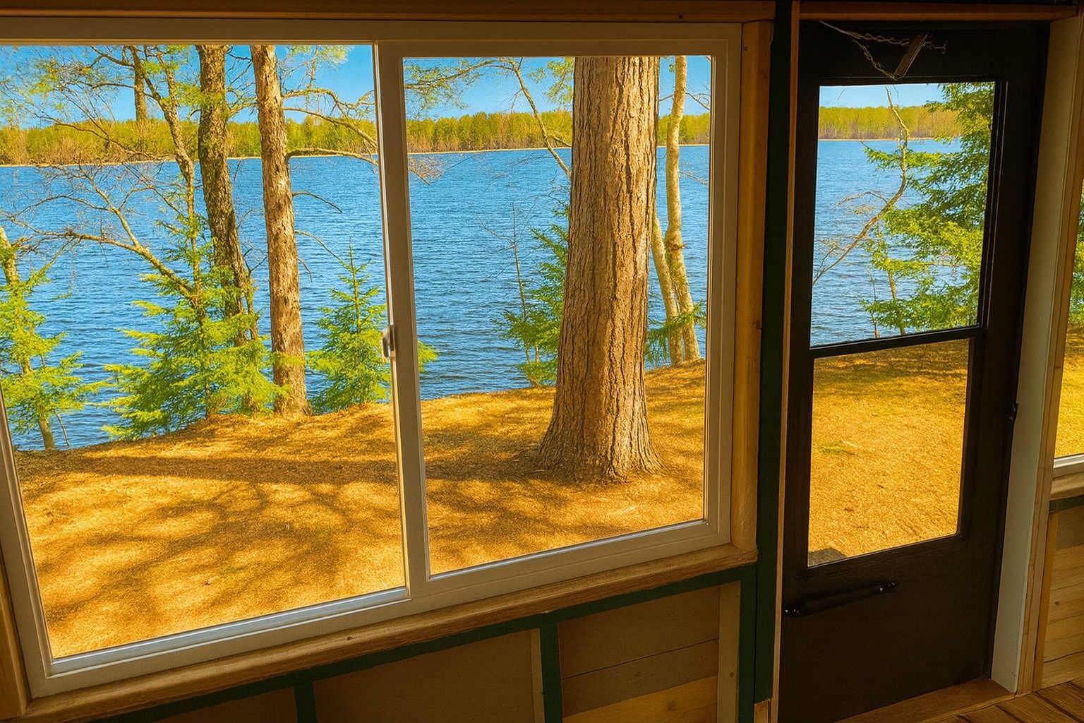 Cabin, Multiple Beds, Kitchen, Lake View (GS - Lil' Sunfish #1) | View from room