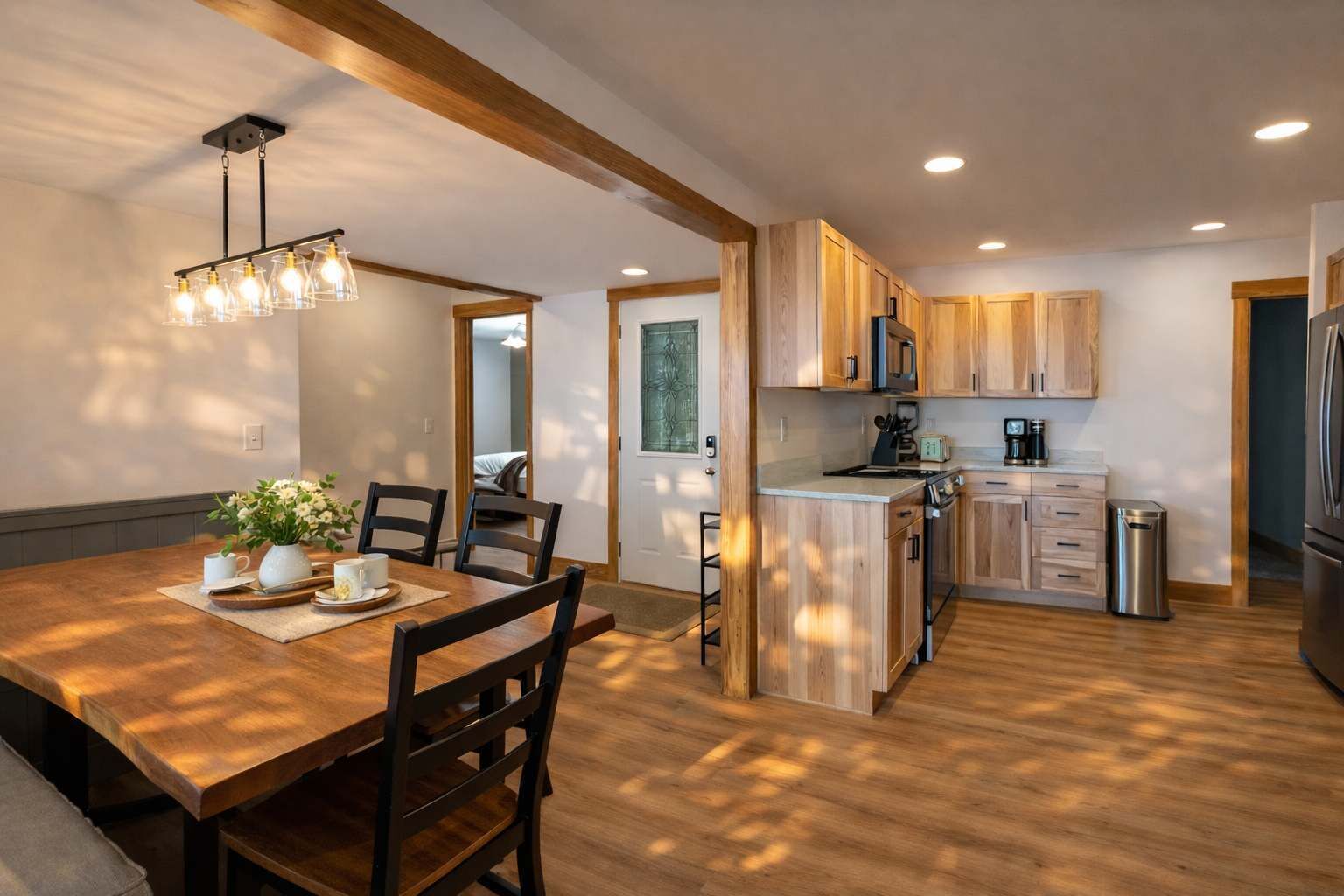 Ferienhaus, Mehrere Betten, Küche (Moss Lake Lookout) | Speisen