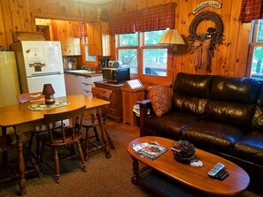 House, Multiple Beds, Fireplace (KP - Norway) | Interior - Knotty Pine: Norway - On Lake Minocqua (Minocqua)