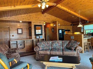 Condo, Multiple Beds, Patio (Island Cove Resort 9) | Living area - Island Cove #9 - On Minocqua Lake (Minocqua)