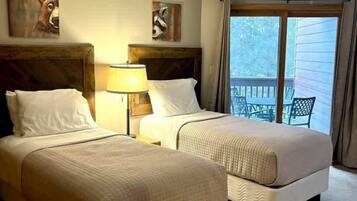 2 bedrooms, individually decorated, individually furnished