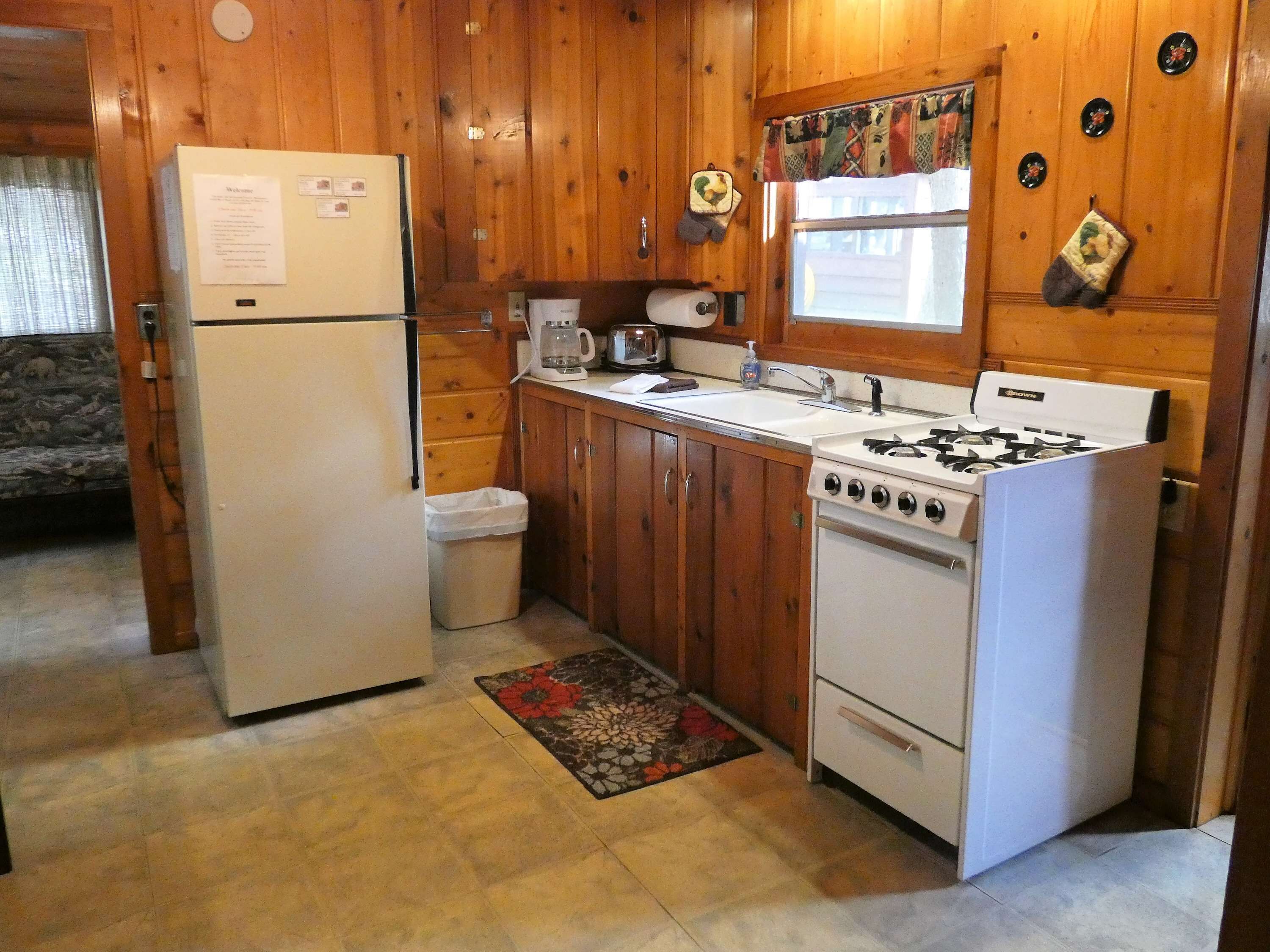 Cabin, 1 Katil Ratu (Queen) dengan Katil Sofa, Kitchen, Garden View (Old Stoney's Perch) | Dapur peribadi