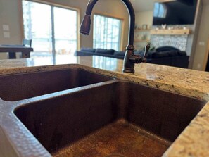 House, Multiple Beds, Patio (Fox's Den) | Private kitchen - Fox's Den Fence Lake Home - Private With Lake View (Minocqua)