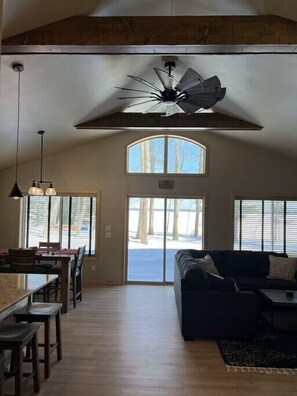 House, Multiple Beds, Patio (Fox's Den) | View from room - Fox's Den Fence Lake Home - Private With Lake View (Minocqua)