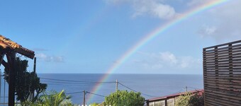 Ti Kay Vet - Accommodation with sunset view of the sea from the garden