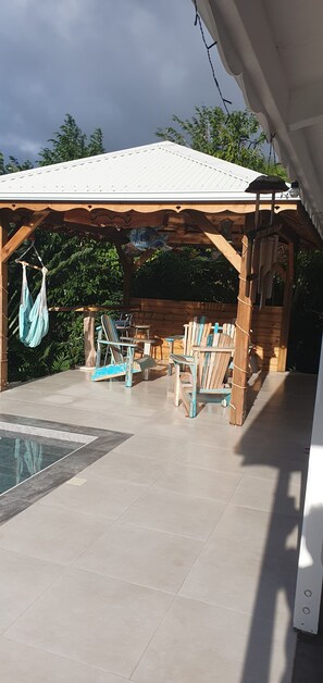 Terrace/patio - Villa Melodie a grande Anse Deshaies (Deshaies)