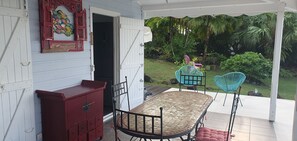 Outdoor dining - Villa Melodie a grande Anse Deshaies (Deshaies)