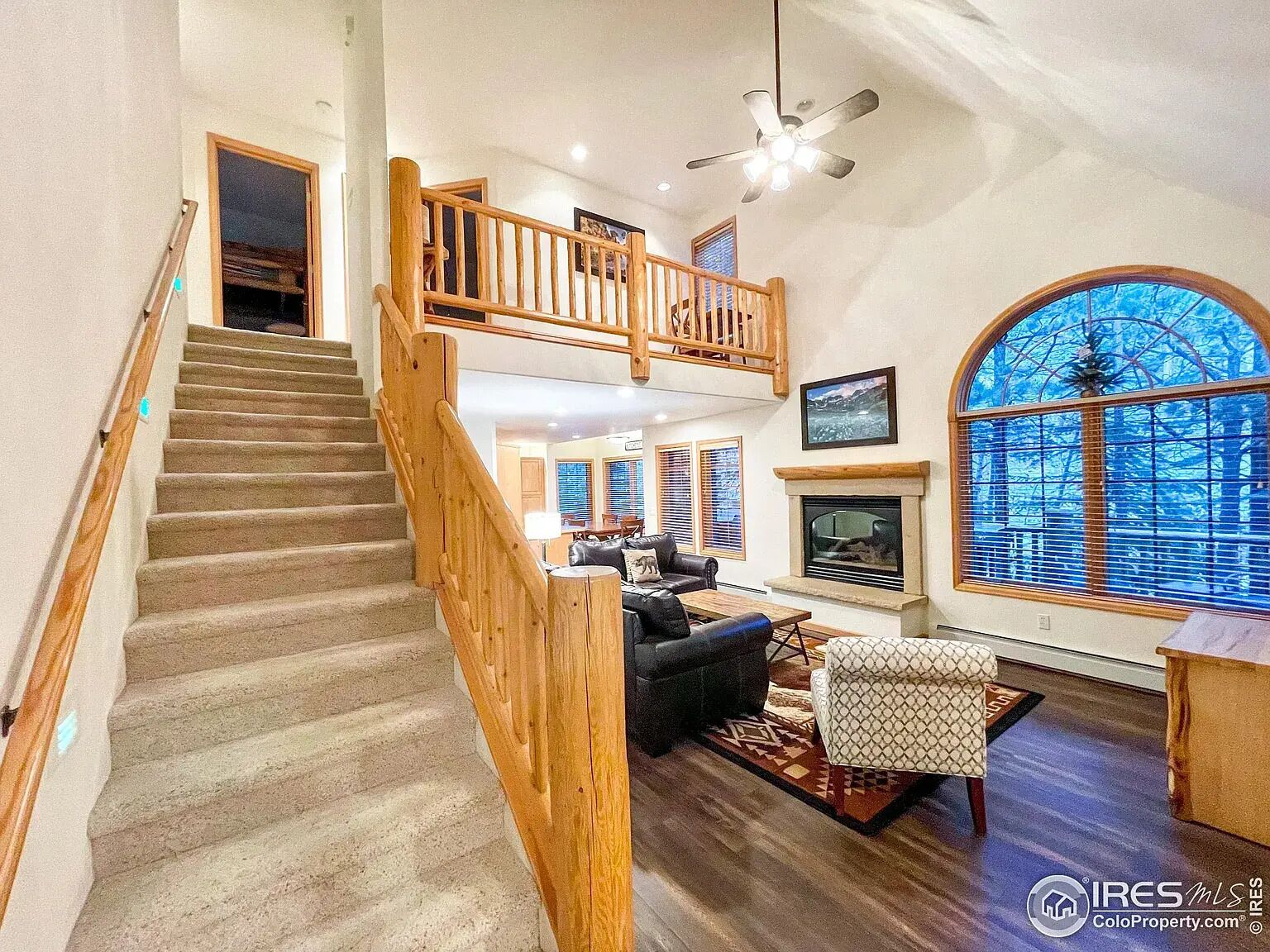 Smart TV, fireplace, video games